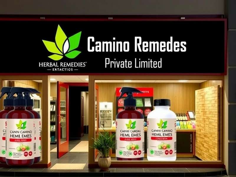 Assorted herbal products from Camino