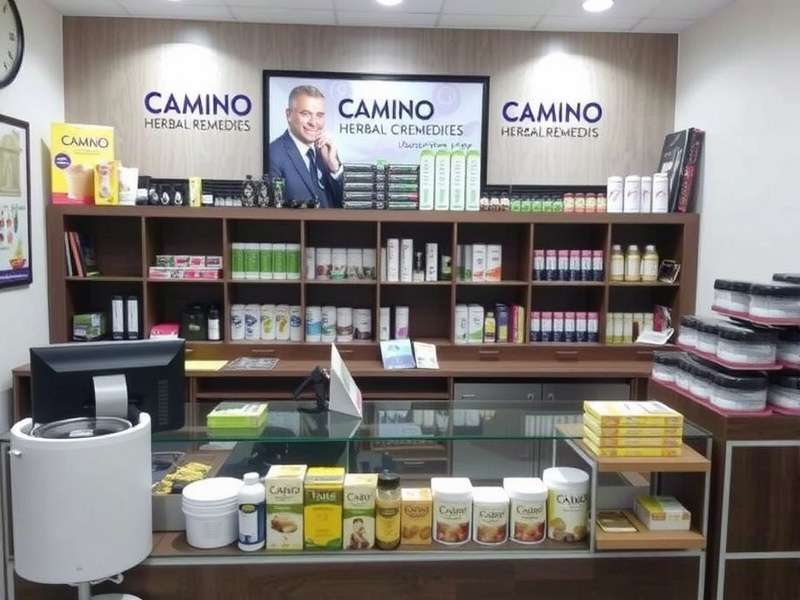 Modern herbal manufacturing facility interior